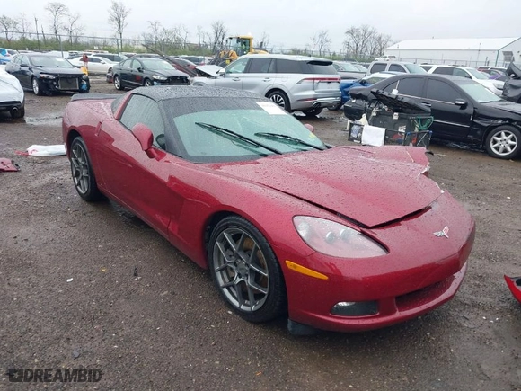 2006 Chevrolet Corvette with VIN 1G1YY26U065107054, listed as a IAAI auction lot 41951460 with 60,596 mi miles. Bid and sale history available at carsss.com. Image 1.