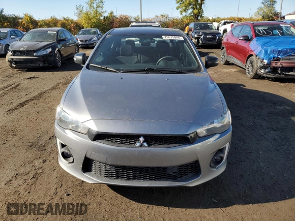 2017 Mitsubishi Lancer ES with VIN JA32V2FWXHU607656, listed as a Copart auction lot 76675844 with 126,206 mi miles and Salvage Title. Bid and sale history available at DreamBid. Image 5.