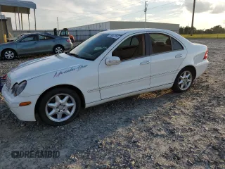2003 Mercedes-Benz C 320 with VIN WDBRF64JX3F398183, listed as a Copart auction lot 73837514 with 129,526 mi miles and Salvage Title. Bid and sale history available at carsss.com. Image 1.