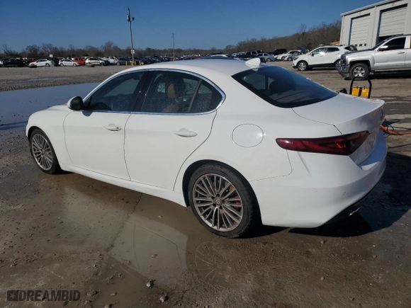 2017 Alfa Romeo Giulia Ti with VIN ZARFAECN9H7551998, listed as a Copart auction lot 42725885 with 109,434 mi miles and Salvage Title. Bid and sale history available at carsss.com. Image 2.