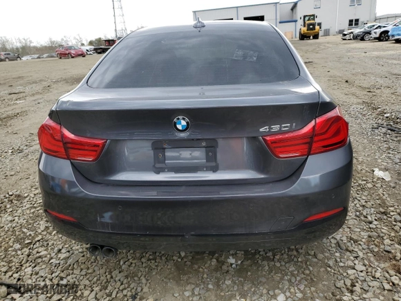 2018 BMW 4 Series 430i with VIN WBA4J1C53JBG79411, listed as a Copart auction lot 53403765 with 45,974 mi miles and Clean Title. Bid and sale history available at carsss.com. Image 6.