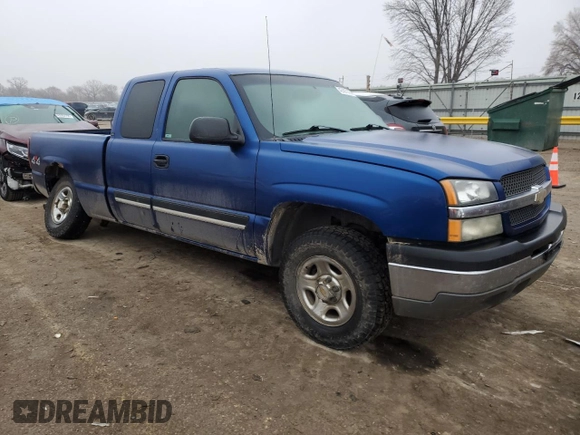 2004 Chevrolet Silverado 1500 with VIN 1GCEK19TX4E196850, listed as a Copart auction lot 43397015 with 156,773 mi miles and Salvage Title. Bid and sale history available at DreamBid. Image 4.