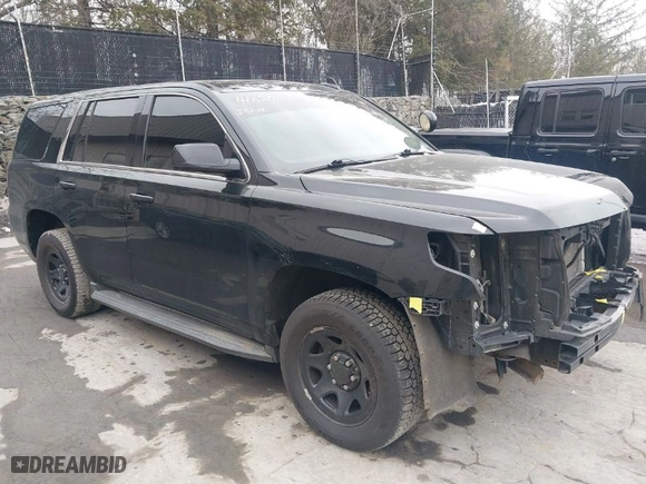 2016 Chevrolet Tahoe Commercial with VIN 1GNSKDEC4GR387517, listed as a IAAI auction lot 41650926 with 120,115 mi miles. Bid and sale history available at carsss.com. Image 1.