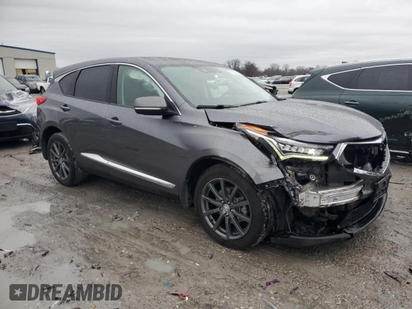2020 Acura RDX Advance with VIN 5J8TC2H72LL022037, listed as a Copart auction lot 42862465 with 103,222 mi miles and Salvage title. Bid and sale history available at DreamBid. Image 4.