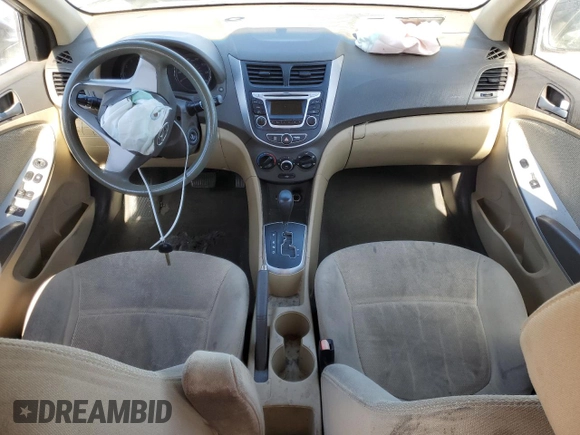 2014 Hyundai Accent GLS z VIN KMHCT4AE5EU623745, wystawiony jako Copart lot #47214905 z przebiegiem Nie podano mil oraz Szkoda całkowita • Salvage title. Historia ofert i sprzedaży dostępna na DreamBid. Obrazek 8.