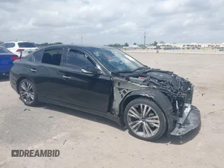 2024 Infiniti Q50 Sensory with VIN JN1EV7CP2RM601184, listed as a IAAI auction lot 41905917 with 3,448 mi miles and . Bid and sale history available at DreamBid. Image 1.