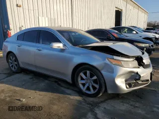 2012 Acura TL Tech Auto with VIN 19UUA8F53CA033297, listed as a Copart auction lot 44336125 with 129,047 mi miles and Clean Title. Bid and sale history available at carsss.com. Image 4.