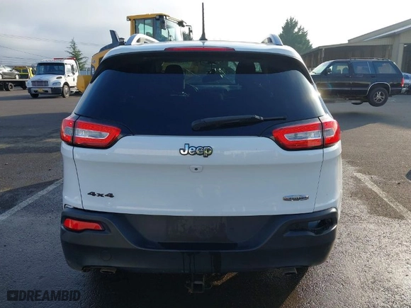 2014 Jeep Cherokee Latitude with VIN 1C4PJMCS0EW282418, listed as a IAAI auction lot 41338293 with 119,819 mi miles. Bid and sale history available at carsss.com. Image 17.