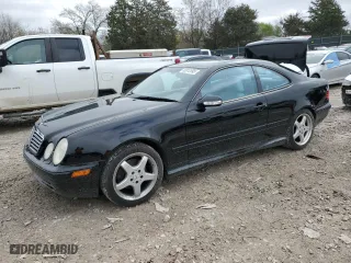 2002 Mercedes-Benz CLK-Class with VIN WDBLJ70G42F199391, listed as a Copart auction lot 50912095 with NaN miles and Salvage Title. Bid and sale history available at carsss.com. Image 1.
