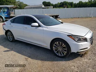 2015 Hyundai Genesis 3.8L with VIN KMHGN4JE9FU030497, listed as a Copart auction lot 58229074 with 166,236 mi miles and Salvage Title. Bid and sale history available at carsss.com. Image 4.