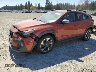 2024 Subaru Crosstrek Limited с VIN 4S4GUHM68R3710187, выставлен на аукционе Copart как лот 52644375 с пробегом 13 130 миль миль и Списание • Salvage title. История ставок и продаж доступна на DreamBid. Изображение 1.