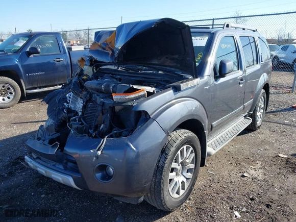 2012 Nissan Pathfinder SV with VIN 5N1AR1NB1CC614225, listed as a IAAI auction lot 41824343 with 1 mi miles. Bid and sale history available at carsss.com. Image 2.