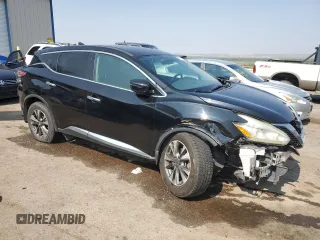 2016 Nissan Murano S with VIN 5N1AZ2MG8GN154865, listed as a Copart auction lot 61421484 with 133,805 mi miles and Salvage Title. Bid and sale history available at carsss.com. Image 4.