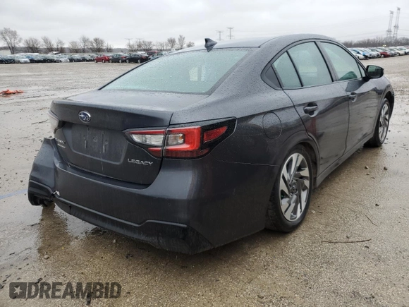 2024 Subaru Legacy Limited with VIN 4S3BWAN64R3005109, listed as a Copart auction lot 47551985 with 29,490 mi miles and Salvage title. Bid and sale history available at DreamBid. Image 3.