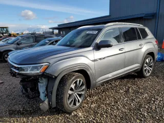 2021 Volkswagen Atlas SEL Premium R-Line with VIN 1V2FR2CAXMC504266, listed as a Copart auction lot 83376524 with 65,375 mi miles and Salvage title. Bid and sale history available at DreamBid. Image 1.