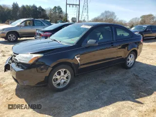 2008 Ford Focus SE with VIN 1FAHP33N48W249195, listed as a Copart auction lot 45601105 with 176,376 mi miles and Salvage Title. Bid and sale history available at carsss.com. Image 1.