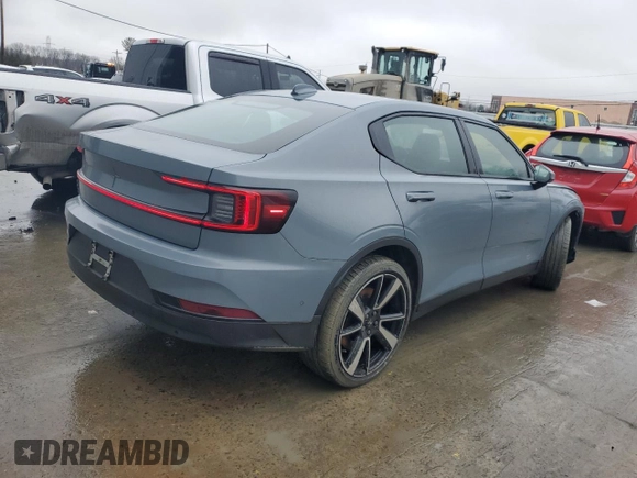 2022 Polestar 2 with VIN LPSED3KA2NL069420, listed as a Copart auction lot 44598375 with 26,307 mi miles and Salvage Title. Bid and sale history available at DreamBid. Image 3.