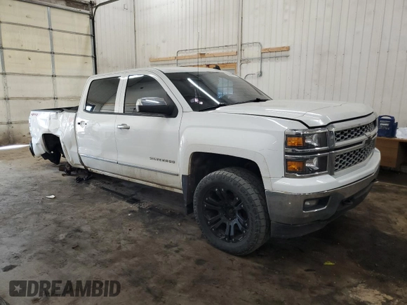 2014 Chevrolet Silverado 1500 LT with VIN 3GCUKREC6EG513422, listed as a Copart auction lot 50396245 with 209,998 mi miles and Salvage Title. Bid and sale history available at DreamBid. Image 4.