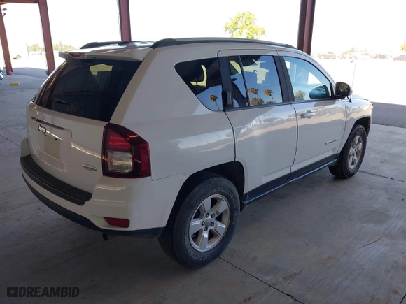 2016 Jeep Compass High Altitude Edition with VIN 1C4NJCEA2GD735653, listed as a IAAI auction lot 41877178 with 225,670 mi miles. Bid and sale history available at carsss.com. Image 4.
