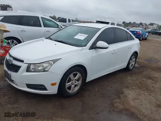 2014 Chevrolet Cruze 1LT with VIN 1G1PC5SB1E7384430, listed as a IAAI auction lot 41885046 with 193,368 mi miles. Bid and sale history available at carsss.com. Image 2.