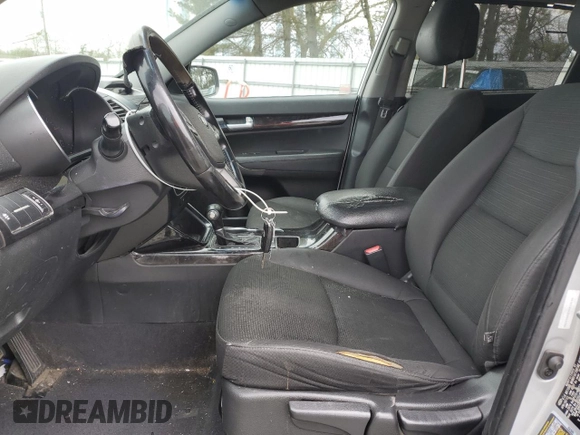 2014 Kia Sorento LX with VIN 5XYKT3A63EG465586, listed as a Copart auction lot 52568495 with 131,634 mi miles and Salvage Title. Bid and sale history available at carsss.com. Image 7.