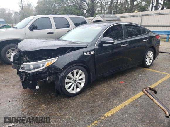 2016 Kia Optima EX with VIN 5XXGU4L38GG068104, listed as a Copart auction lot 45104534 with 126,716 mi miles and Salvage Title. Bid and sale history available at carsss.com. Image 1.
