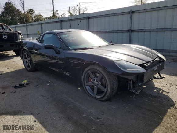 2007 Chevrolet Corvette with VIN 1G1YY25U575124659, listed as a Copart auction lot 47988875 with 136,168 mi miles and Salvage Title. Bid and sale history available at carsss.com. Image 4.