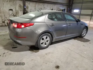 2014 Kia Optima LX with VIN 5XXGM4A71EG292110, listed as a Copart auction lot 87805195 with 175,367 mi miles and Salvage Title. Bid and sale history available at carsss.com. Image 3.