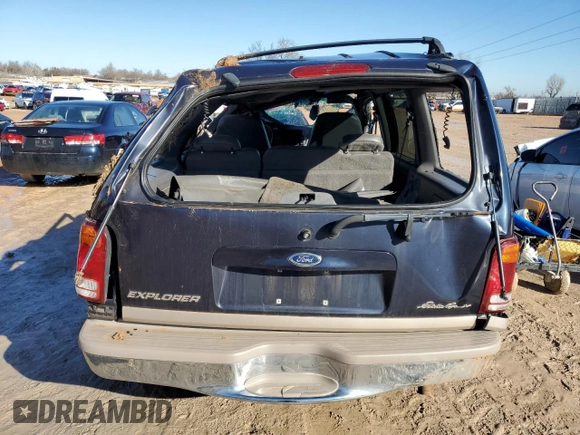 2001 Ford Explorer Eddie Bauer z VIN 1FMZU74E61UB05545, wystawiony jako Copart lot #42649494 z przebiegiem 136 242 mil mil oraz Nie do naprawy • Non repairable. Historia ofert i sprzedaży dostępna na DreamBid. Obrazek 6.
