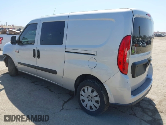 2021 Ram ProMaster City Cargo Tradesman SLT with VIN ZFBHRFBB6M6T38499, listed as a IAAI auction lot 42190007 with 73,186 mi miles. Bid and sale history available at carsss.com. Image 3.