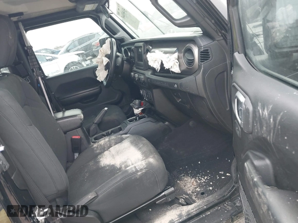 2021 Jeep Wrangler 80th Anniversary with VIN 1C4GJXAN0MW669192, listed as a IAAI auction lot 41465445 with 74,506 mi miles and . Bid and sale history available at DreamBid. Image 5.
