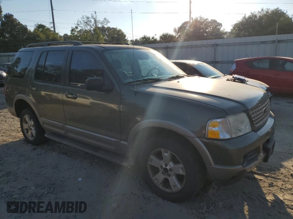 2003 Ford Explorer Eddie Bauer z VIN 1FMZU64K73UA52146, wystawiony jako Copart lot #77900854 z przebiegiem 267 760 mil mil oraz Szkoda całkowita • Salvage title. Historia ofert i sprzedaży dostępna na DreamBid. Obrazek 4.
