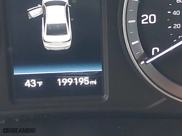 2019 Hyundai Sonata Sport with VIN 5NPE34AF3KH766494, listed as a IAAI auction lot 41677608 with 199,195 mi miles. Bid and sale history available at carsss.com. Image 15.