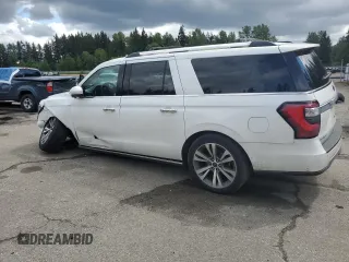 2020 Ford Expedition Max Limited z VIN 1FMJK2AT9LEA83966, wystawiony jako Copart lot #57096815 z przebiegiem 38 293 mil mil oraz Szkoda całkowita • Salvage title. Historia ofert i sprzedaży dostępna na DreamBid. Obrazek 2.