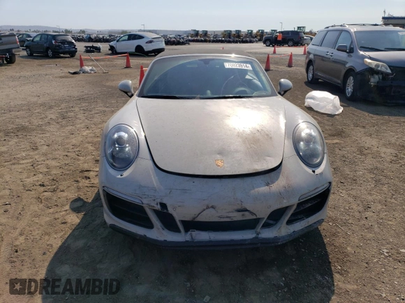 2018 Porsche 911 Carrera S with VIN WP0CB2A98JS147091, listed as a Copart auction lot 70023914 with 49,850 mi miles and Salvage Title. Bid and sale history available at carsss.com. Image 5.