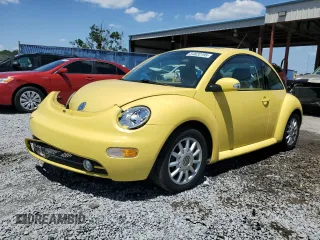 2005 Volkswagen Beetle GLS with VIN 3VWCR31C15M402723, listed as a Copart auction lot 54820195 with 113,245 mi miles and Salvage Title. Bid and sale history available at DreamBid. Image 1.