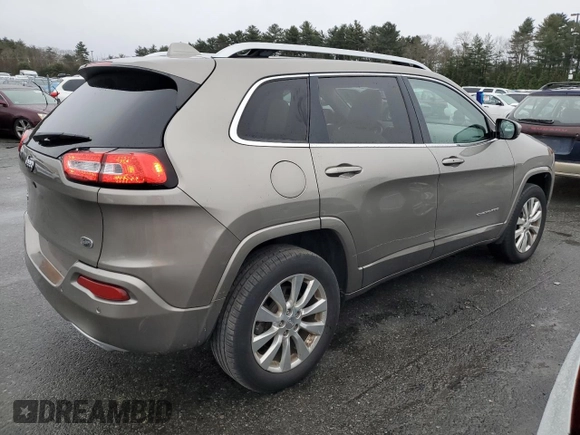 2017 Jeep Cherokee Overland z VIN 1C4PJMJS7HW525455, wystawiony jako Copart lot #84473674 z przebiegiem 83 498 mil mil oraz Szkoda całkowita • Salvage title. Historia ofert i sprzedaży dostępna na DreamBid. Obrazek 3.