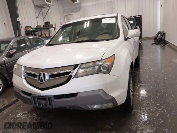 2007 Acura MDX Tech Pkg with VIN 2HNYD28337H508190, listed as a IAAI auction lot 41916213 with 184,119 mi miles. Bid and sale history available at carsss.com. Image 12.