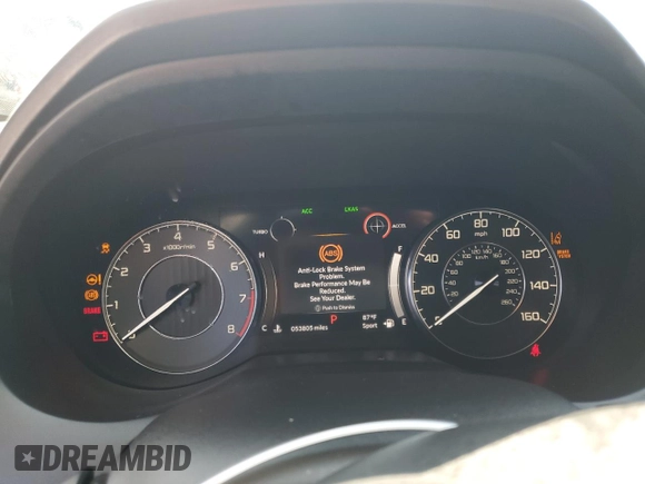 2021 Acura RDX with VIN 5J8TC1H3XML005804, listed as a Copart auction lot 71709914 with 53,805 mi miles and Non Repairable. Bid and sale history available at carsss.com. Image 9.