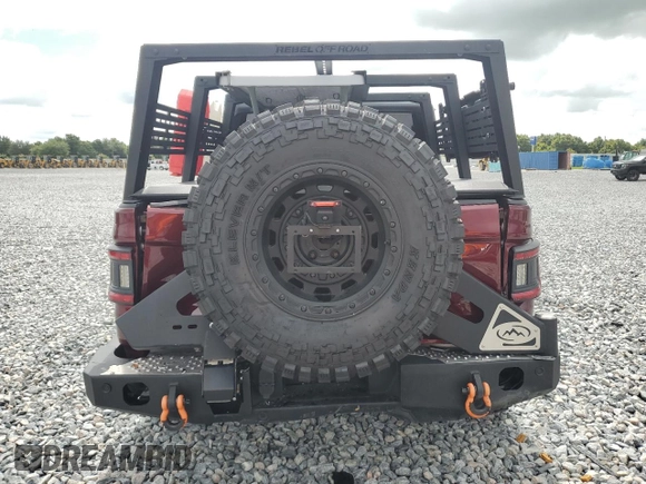 2021 Jeep Gladiator Mojave with VIN 1C6JJTEG9ML552066, listed as a Copart auction lot 63480955 with 55,677 mi miles and Salvage title. Bid and sale history available at DreamBid. Image 6.