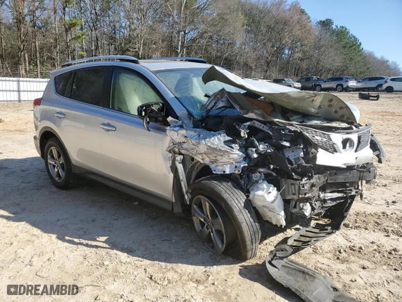 2015 Toyota RAV4 XLE with VIN JTMWFREV7FD078147, listed as a Copart auction lot 48881475 with 0 mi miles and Salvage Title. Bid and sale history available at carsss.com. Image 4.