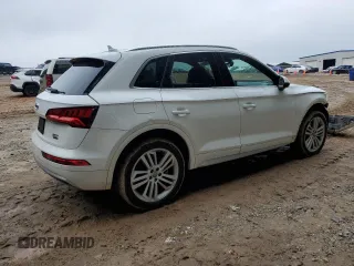 2018 Audi Q5 Premium Plus with VIN WA1BNAFY9J2098068, listed as a Copart auction lot 56207175 with 89,418 mi miles and Salvage title. Bid and sale history available at DreamBid. Image 3.