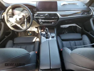 2021 BMW 5 Series 530e with VIN WBA13AG08MCF72963, listed as a Copart auction lot 77743654 with Not Provided miles and Non Repairable. Bid and sale history available at carsss.com. Image 8.