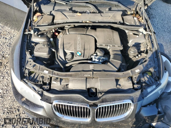 2013 BMW 3 Series 335i with VIN WBADX7C52DJ590390, listed as a Copart auction lot 80133474 with 47,839 mi miles and Salvage Title. Bid and sale history available at DreamBid. Image 12.
