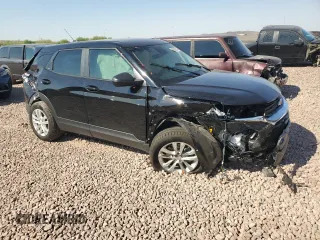 2023 Chevrolet TrailBlazer LS with VIN KL79MMS2XPB016672, listed as a Copart auction lot 70902684 with 17,721 mi miles and Salvage Title. Bid and sale history available at DreamBid. Image 4.