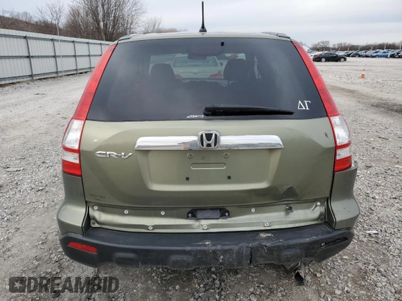 2008 Honda CR-V EX with VIN 5J6RE48578L042475, listed as a Copart auction lot 48035115 with 125,384 mi miles and Salvage Title. Bid and sale history available at carsss.com. Image 6.