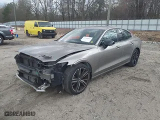 2019 Volvo S60 R-Design with VIN 7JRA22TM0KG004179, listed as a IAAI auction lot 41716942 with 27,466 mi miles. Bid and sale history available at carsss.com. Image 2.