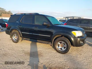 2007 Toyota Sequoia SR5 with VIN 5TDZT34A07S293473, listed as a IAAI auction lot 41556829 with 278,443 mi miles. Bid and sale history available at carsss.com. Image 1.