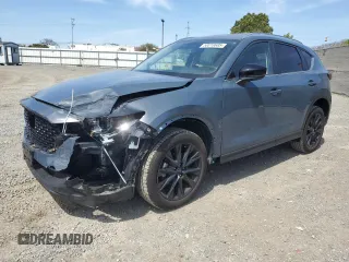 2023 Mazda CX-5 2.5 S Carbon Edition with VIN JM3KFBCM0P0256626, listed as a Copart auction lot 50818685 with 13,338 mi miles and Salvage Title. Bid and sale history available at carsss.com. Image 1.