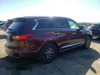 2014 Infiniti QX60 with VIN 5N1AL0MN3EC504335, listed as a Copart auction lot 46644225 with 164,544 mi miles and Salvage Title. Bid and sale history available at DreamBid. Image 3.